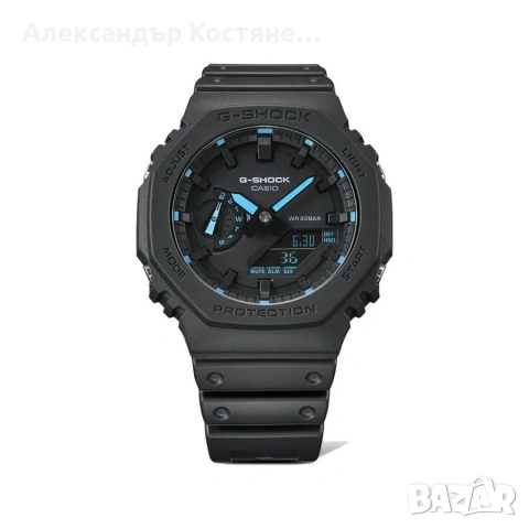 Нов часовник CASIO G-SHOCK GA-2100-1A2ER - гаранция, снимка 2 - Мъжки - 55213640