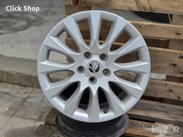 5х112 17 Джанти Оригинал Skoda SuperB Octavia 5x112, снимка 3 - Гуми и джанти - 55036928