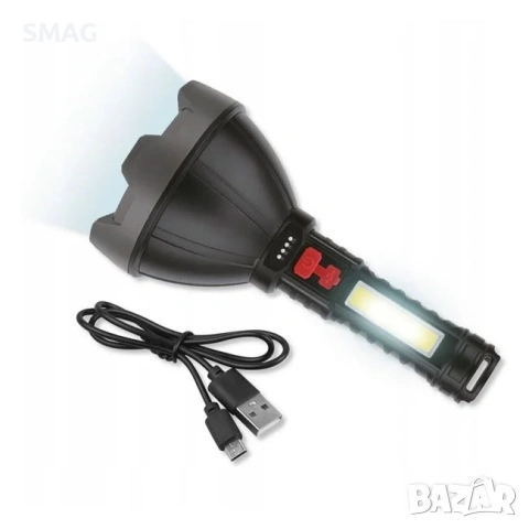 Фенер LED, зареждащ се с USB 1200mAh 19см_1223914, снимка 2 - Къмпинг осветление - 54514806