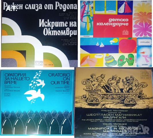 Лот грамофонни плочи хор "Бодра смяна"