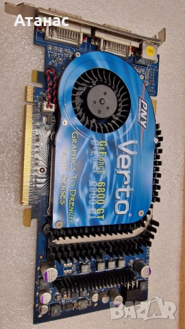 PNY Verto GeForce 6800 GT 256MB DDR3 PCI-E , снимка 8 - Видеокарти - 54774541