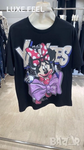 ✨Дамски Тениски с Камъни , снимка 5 - Тениски - 54036399