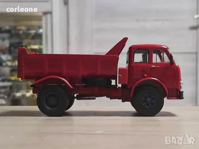 МАЗ 503 А самосвал 1970 - мащаб 1:43 на DeAgostini моделът е нов в блистер MAZ, снимка 5 - Колекции - 55567755