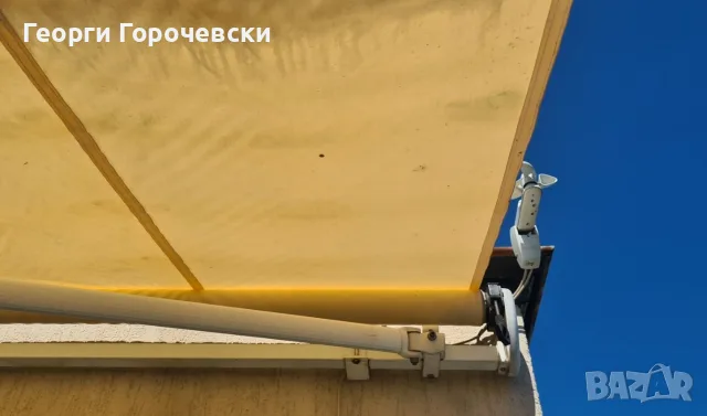 Слънцезащитна тента с електрическо задвижване, (опция) сензор за вятър, снимка 4 - Градински мебели, декорация  - 55436892