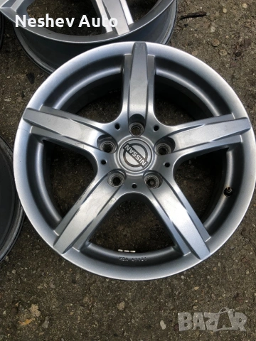 4бр. Алуминиеви джанти от Nissan  Qashqai 18 цола., снимка 2 - Гуми и джанти - 54958160