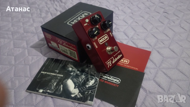 Ефект за китара - MXR Custom Badass '78 Distortion, снимка 9 - Китари - 54282486