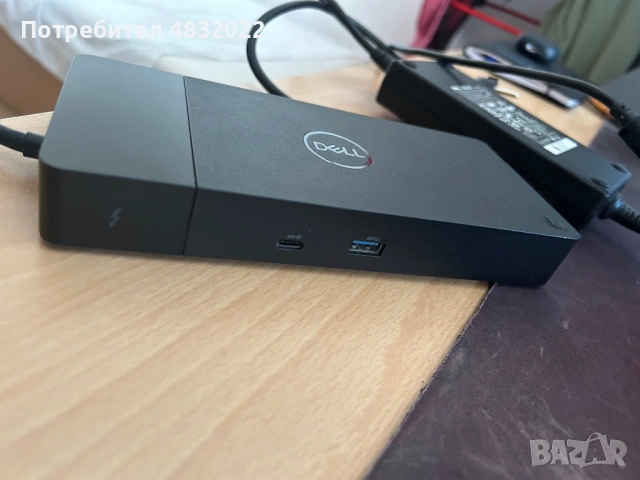 Dell WD19BS USB-C Docking Station + Original 180W Adapter, снимка 4 - Друга електроника - 54600146