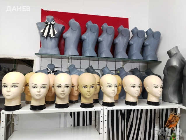 Продавам 7 броя ГЛАВИ / манекени, снимка 2 - Манекени - 54233199