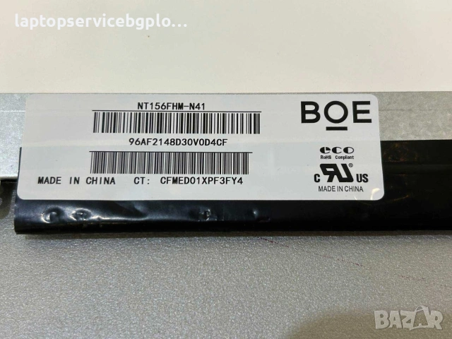 Матрица 15.6" NT156FHM-N41 LED EDP Матрица / Дисплей за лаптоп Dell Latitude 3500 DP/N M9P74 0M9P74 , снимка 2 - Части за лаптопи - 55071152