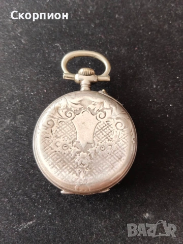 Швейцарски СРЕБЪРЕН джобен часовник - ПРОМОЦИЯ, снимка 12 - Джобни - 50776764