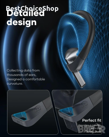 Gcioii спортни куки за уши, предназначени за Samsung Galaxy Buds 3, снимка 5 - Безжични слушалки - 54985197