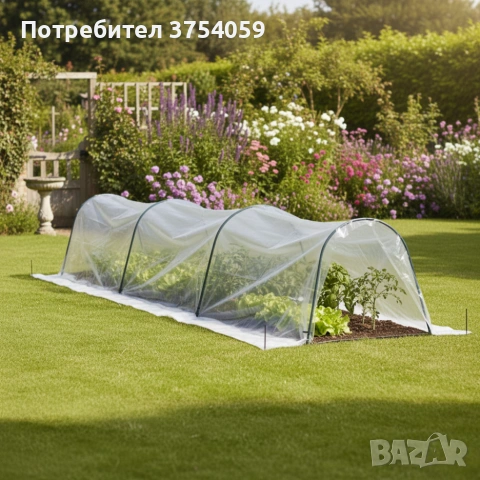 Мини оранжерия - сгъваема, практична и идеална за всеки градинар - 1,8 х 6м, снимка 2 - Оранжерии - 55179401
