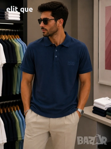 мъжки тениски с яка polo Hugo boss emporio armani Tommy Hilfiger , снимка 13 - Тениски - 55231771