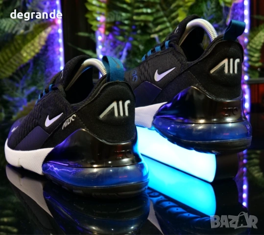👟Nike Air 270 - Цвят Черно и Синьо, снимка 2 - Маратонки - 54744472