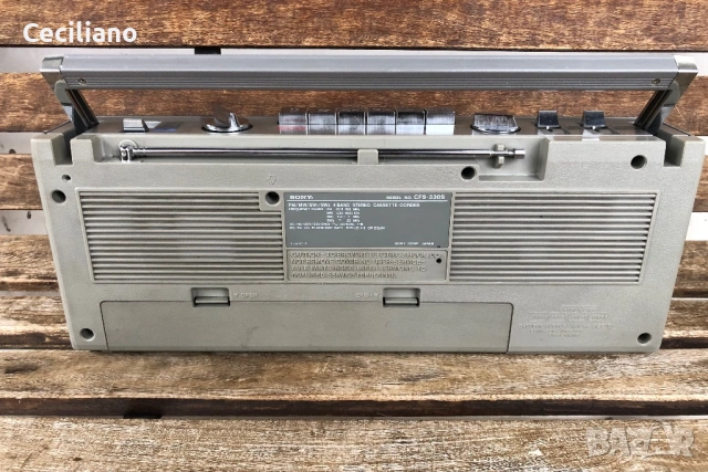 Радиокасетофон Sony CFS-330S - Japan, снимка 12 - Радиокасетофони, транзистори - 54264101