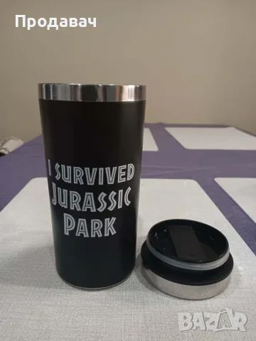 Чисто нови! Маркови термочаши Buydeem (720 ml) и Jurassic Park Paladone (450 ml), снимка 6 - Чаши - 55599936