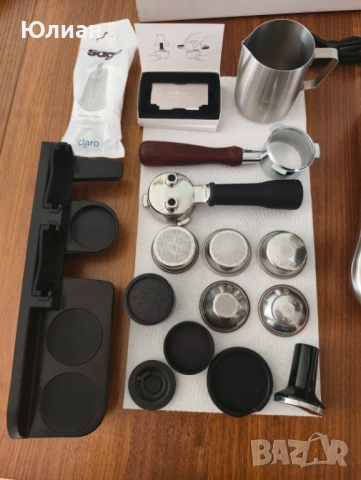 Кафемашина Breville\Sage Bambino Plus с много аксесоари, снимка 5 - Кафемашини - 54096054