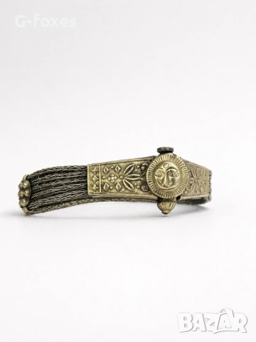 Сребърна гривна проба 800 – ръчна изработка, 18 см