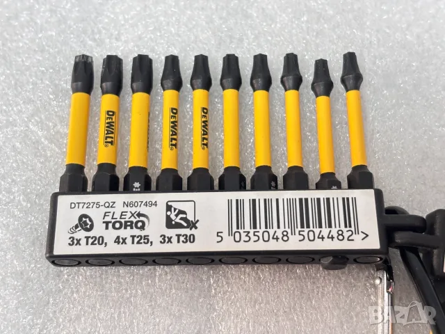 2 Комплекта ударни битове с карабинер DeWALT - 20 части, снимка 5 - Отвертки - 55644213