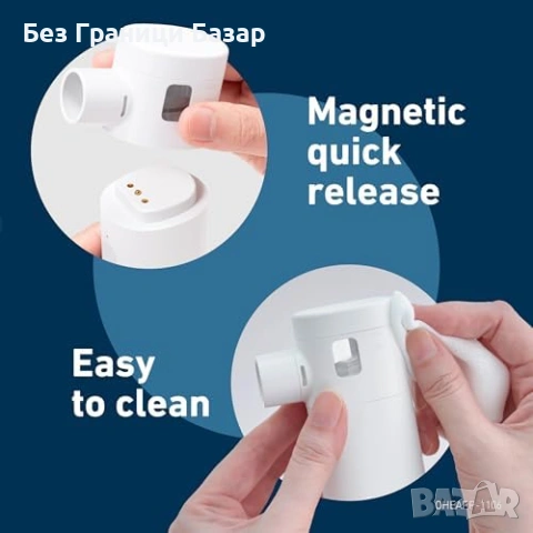 Нов Портативен меш небулизатор OMRON MicroAir Move с маски за деца и възрастни, снимка 7 - Други - 54923802