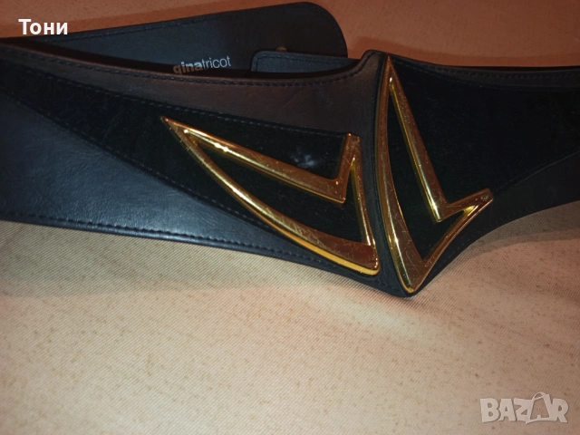 GINA TRICOT Оригинален Шведски Дамски Колан от Естествена Кожа и Натурален Велур , снимка 5 - Колани - 54393571