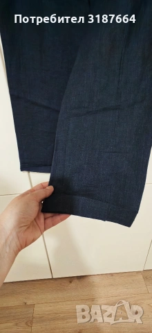 Zara ленен костюм L, снимка 6 - Костюми - 54635175