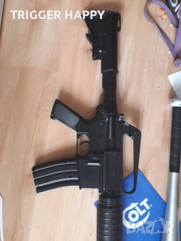 Airsoft автомат Colt M4 ,6mm caliber , 0,8 joules, снимка 2 - Други спортове - 54944899