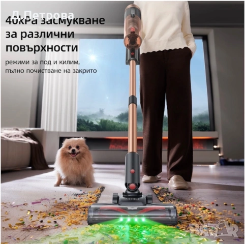 Вертикална прахосмукачка Proscenic P11 Ultra, снимка 11 - Прахосмукачки - 54647321