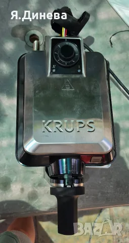Гуфретник Krups с транспортен дефект , снимка 3 - Гофретници - 55298510