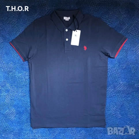 Tommy Hilfiger / U.S. Polo Assn. / Camp David Polo Shirt ОРИГИНАЛНИ мъжки поло тениски M/L/XL, снимка 13 - Тениски - 54982183