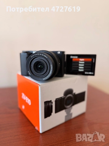 Продавам Sony ZV-E10 с оригиналния китов обектив 16-50mm., снимка 4 - Камери - 55100063