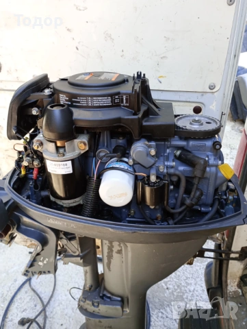Продавам извънб. д-л Yamaha-Four Stroke 9,9HP, 4т,ел.стартер,щамбайн и жила,внос от Италия, снимка 7 - Воден транспорт - 54946667