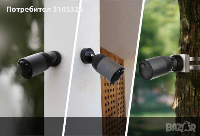 EZVIZ 4.0 MP Wi-Fi камера с батерия и соларно захранване, снимка 6 - HD камери - 55024420
