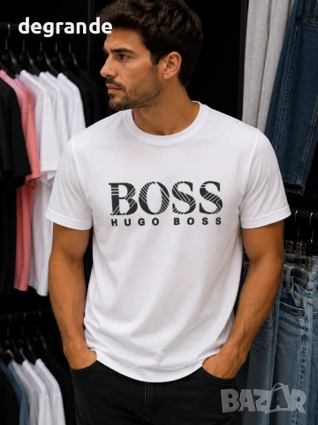  ♣️Мъжки Тениски Nike Boss EA7 Hugo CK, снимка 4 - Тениски - 54930601