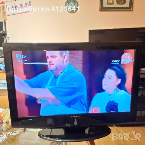Телевизор CROWN, диагонал 66 см, дължина 65 см, височина 49 см