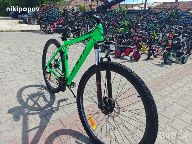 BG Алуминиев велосипед 29" ROWAN зелен, снимка 4 - Велосипеди - 54940137