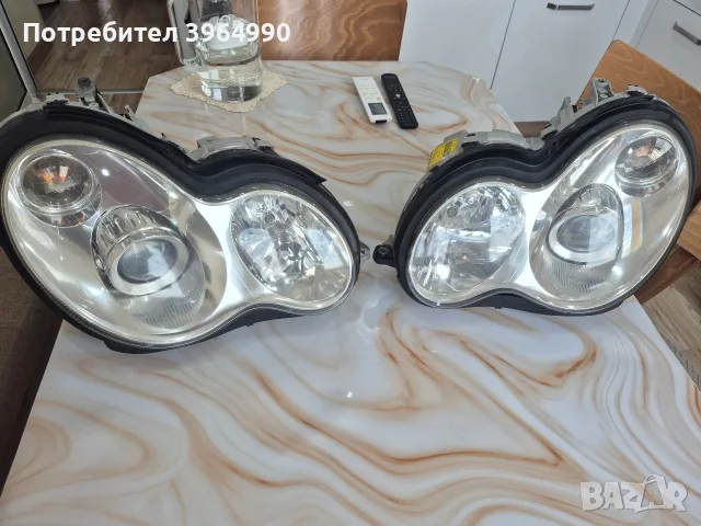Кристални Оригинални КСЕНОНОВИ фарове BOSCH за Мерцедес С клас W203 ФЕЙСТЛИФТ 