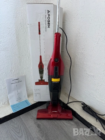 Вертикална Прахосмукачка 2-в-1 APOSEN 🌟 Лека, Мощна и Компактна, 600W!