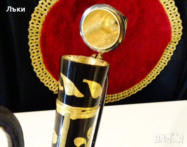 Бронзова ваза,свещник,позлата. , снимка 4 - Антикварни и старинни предмети - 54071335