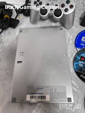 Playstation 2 Satin Silver / 11 Игри / Перфектно работещ!, снимка 8 - PlayStation конзоли - 55597335