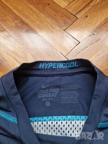 Страхотна мъжка спортна тениска NIKE HYPERCOOL размер L , снимка 5 - Тениски - 54548251
