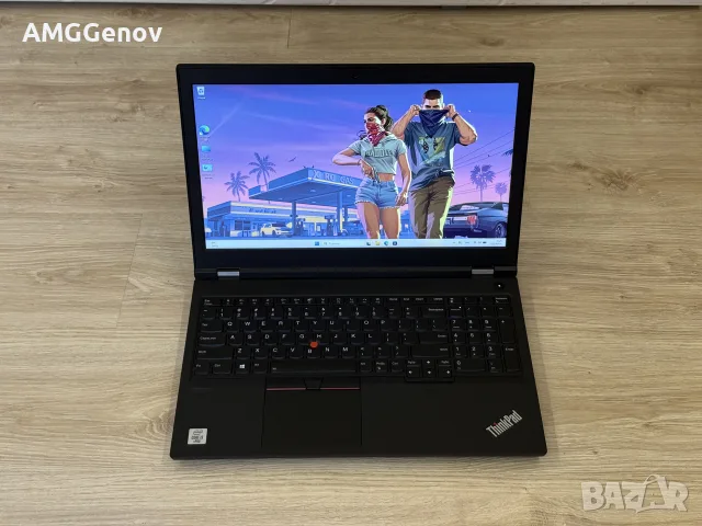 Нов 15.6’FHD IPS  Core i9-10885H  RTX 5000 Max-Q 16GB  Lenovo Thinkpad P15 Gen1  32GB DDR4 512GB SSD, снимка 2 - Лаптопи за работа - 55694018