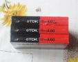 3 касети TDK A-60 Cassette Tape, снимка 7