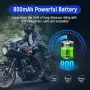 LEXIN 2X GTX Intercom 10 Комплект Bluetooth слушалки за мотоциклетисти, снимка 3