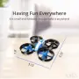 Мини дрон Holy Stone HS210 за деца с 3 батерии и 3D обръщане – RC квадрокоптер, снимка 3