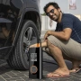 Нова безжична помпа за гуми 150PSI дигитален компресор LED за кола колело автомобил велосипед мотор, снимка 7