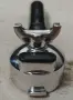 НОВО * Професионален Ръкохватка / Портафилтър 58mm с 3 уши * Солиден хромиран месинг 545г (Breville , снимка 7