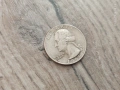 Монета 1966 Съединени Щати Washington Quarter - 25 Cents, снимка 4