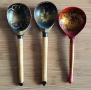 Лот декоративни дървени лъжички от СССР, снимка 1