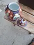 старини комплект порцеланова купа и бордуче на извесна японска марка, снимка 2